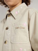 Kids' beige jacket with multicolor splashes - Image 5