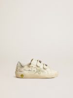 Old School Young with suede star and metallic leather heel tab