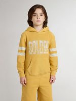 Kids' yellow sweatshirt with vintage print - Image 2
