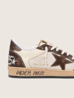 Men's Ball Star in nappa and mesh with suede star and brown leather inserts - Image 4
