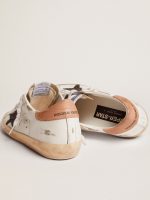 Women's Super-Star with black glitter star and pink heel tab - Image 5