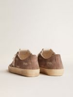 Women's V-Star in dove-gray suede with light gray leather star - Image 4