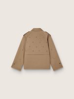 Women's oversized trench coat with crystals - Image 2