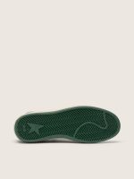 Women's Ball Star in green suede with white leather star and heel tab - Image 9