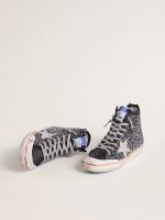 Men's Francy Penstar LAB in black canvas with multicolor rhinestones - Image 2