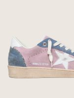 Women's Ball Star LTD in lilac suede with white star - Image 4