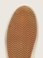 Women's Francy in beige suede with silver glitter star - Image 5