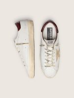Men's Super-Star with sand suede star and red croc-print leather heel tab - Image 3