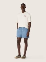 Unisex Resort white cotton T-shirt with print and logo - Image 3