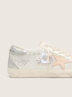 Women's Super-Star with Swarovski crystals and smoke gray leather star - Image 4