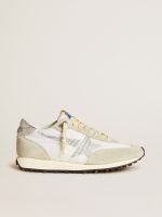 Men's Marathon with white nylon upper and silver star