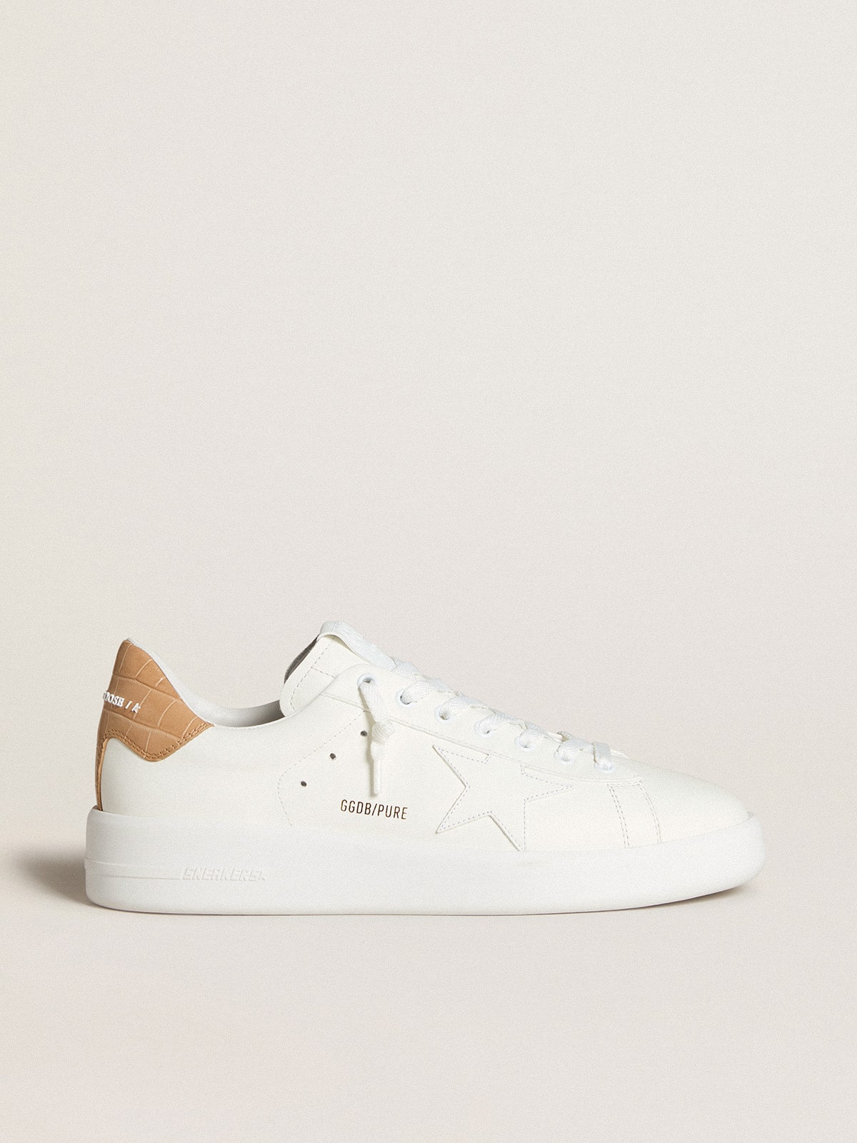 b4459284aa3edd2b1908495d4dfb32057a8c7d404e8995eda74de85874f8bafb Men's Purestar with leather star and croc-print leather heel tab - Image 1