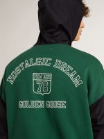 Men's green and blue reversible hooded sweatshirt - Image 8
