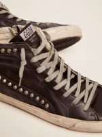 Men's Slide black with studs - Image 4