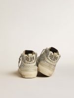 Mid Star in silver glitter with ice-gray suede star and flash - Image 5