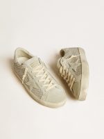 Women's Super-Star with gray suede star and Swarovski crystal mesh - Image 2