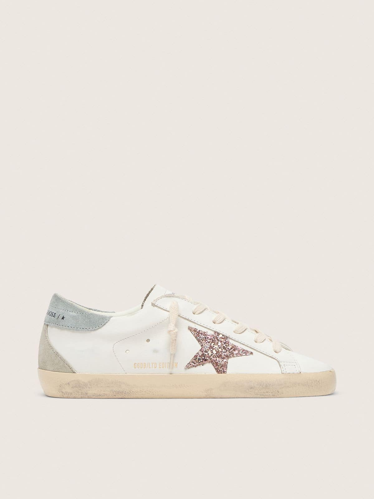 b5eef9016f7d5f8775a571a8fd235438676a59dd4bb62f25197fa0c9a8bf813f Women's Super-Star LTD with multicolor glitter star and suede heel tab - Image 1