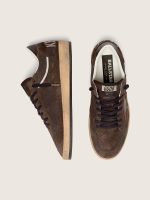 Men's Ball Star in brown suede with brown leather star and heel tab - Image 3