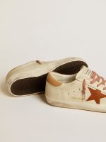 Women's Super-Star with leather star and crocodile-print leather heel tab - Image 3