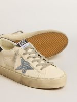 Hi Star in nappa with Swarovski crystal star and dark blue leather heel tab - Image 3