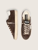 Men's Super-Star in brown suede with white star - Image 4