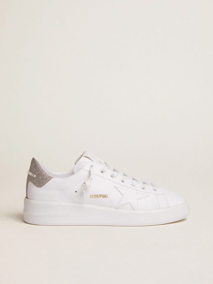 Women's Purestar sneakers with glittery silver heel tab