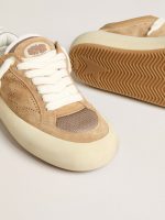 Men's Space-Star Cube in tobacco suede with perforated star - Image 3