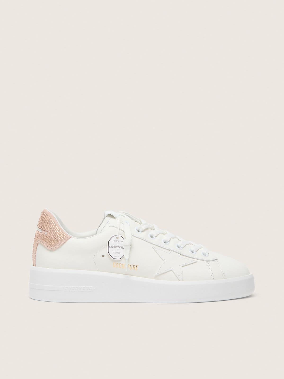 b73405132ab4d09b1080ea00e212bf7e0a8a045f1c335b911a79a1c1c33c025f Purestar with leather star and suede heel tab with Swarovski crystals - Image 1
