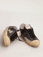 Men's V-Star in black canvas with ice-gray star and heel - Image 2