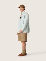 Men's overshirt in light blue denim - Image 3