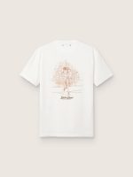 Women's T-shirt with print on the back - Image 2