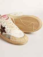 Ball Star in nappa with leopard-print pony skin star and heel tab - Image 3