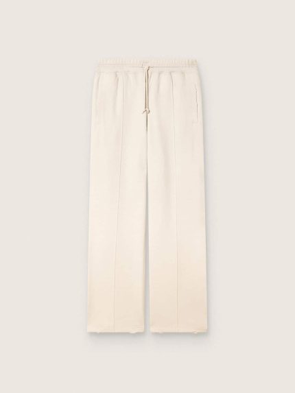 Star unisex sweatpants in vintage white fleece