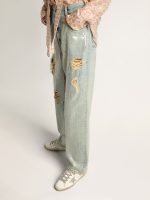 Women's Super-Star with shearling lining and silver glitter star - Image 3