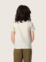 Journey boys' T-shirt in white cotton jersey with logo - Image 6
