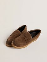 Women's Jerry loafer in dove-gray suede - Image 2