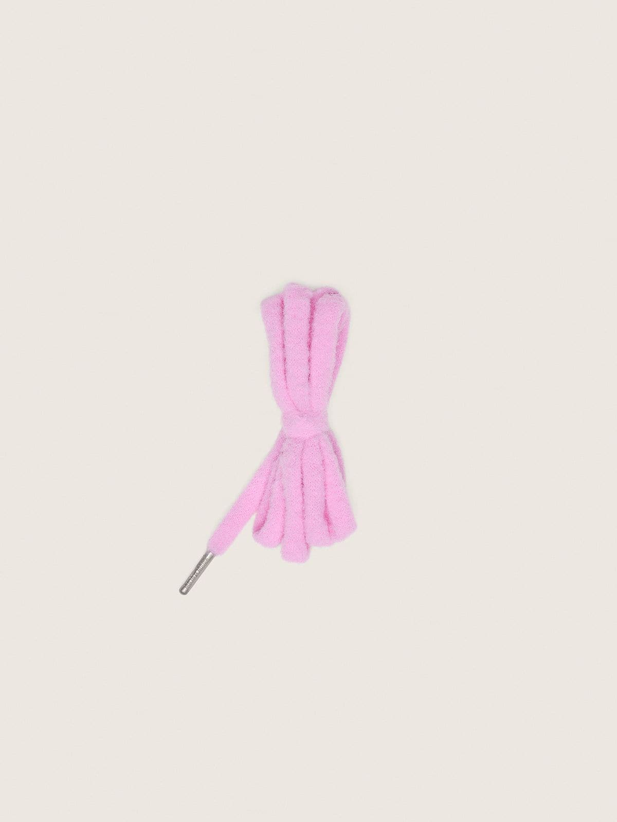 bc1a55696c98e90ebc2bf853e2bea7f803caed8aea663b03871abf81a2bf05fa Pink puffy laces - Image 1