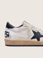 Men's Ball Star in white nappa with black star - Image 4