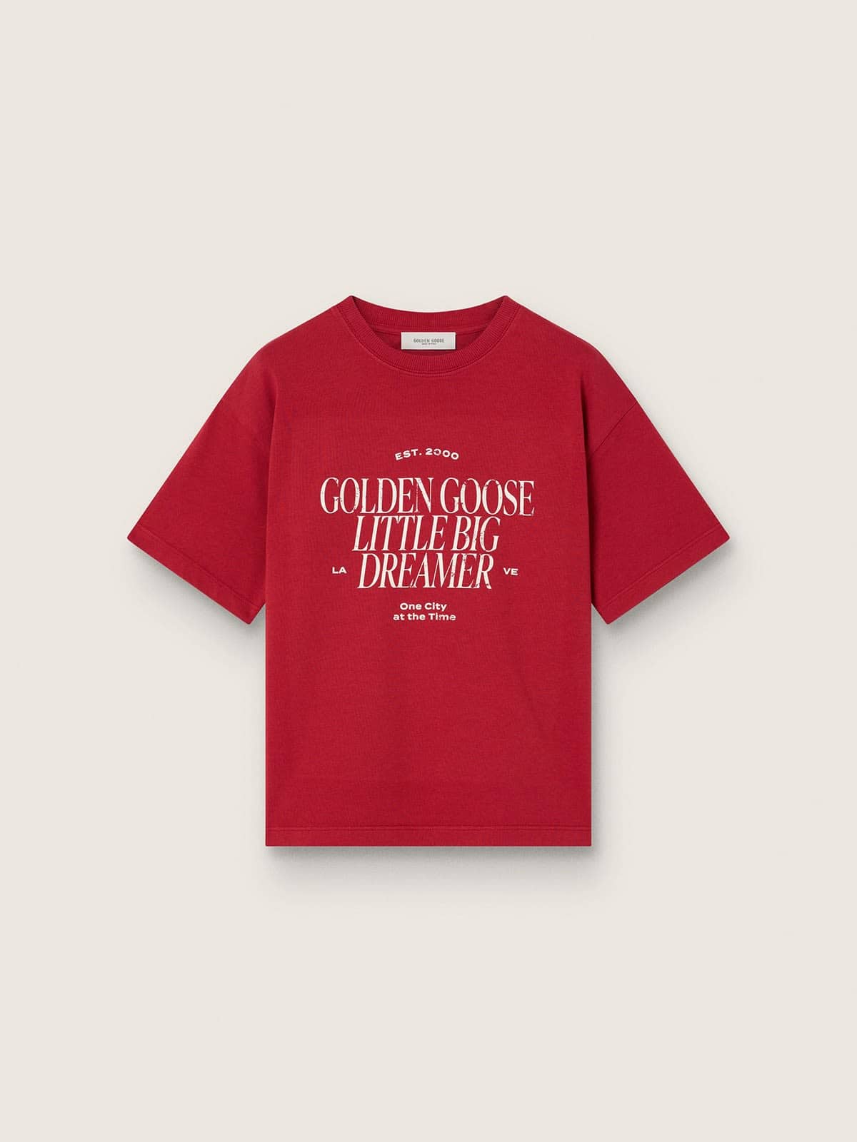 bc545be5aa1ee7dfdc649ca4075c347a63f4de1768f7c41d383f94dc2f041499 Kids' T-shirt in red cotton jersey with print - Image 1