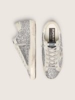 Women's Super-Star in silver glitter with ice-gray suede star - Image 3