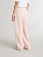 Girls' pink joggers with print - Image 2