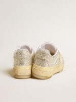 Women's Forty2 in white leather and Swarovski crystals with white star - Image 4