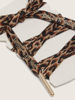Jacquard leopard-print laces - Image 2