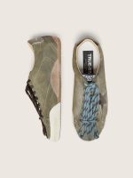 Women's True-Star in olive suede with gold star - Image 3