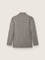 Men's jacket in gray Prince of Wales check wool - Image 2