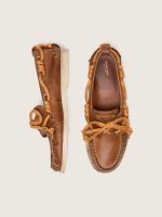 Women's Cruise loafer in tobacco-colored leather - Image 4