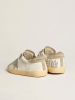 Men's Super-Star in nappa with ice-gray suede star and black embroidery - Image 4