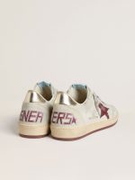 Men's Ball Star in crocodile-print nubuck with burgundy suede star - Image 4