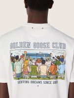 Men's T-shirt with print on the back - Image 4