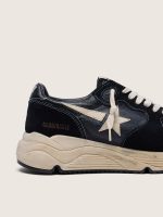 Women's Running Sole in black nappa and suede - Image 5